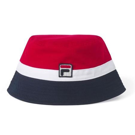 Basil Bucket Hat Chinese Red White Peacoat