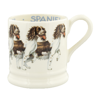 Emma Bridgewater Brown & Cream Spaniel Dog 1/2 Pint Mug