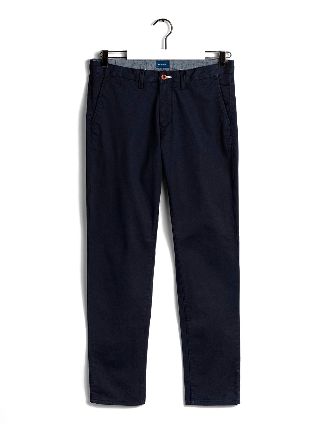 Slim Twill Chinos Navy Blue