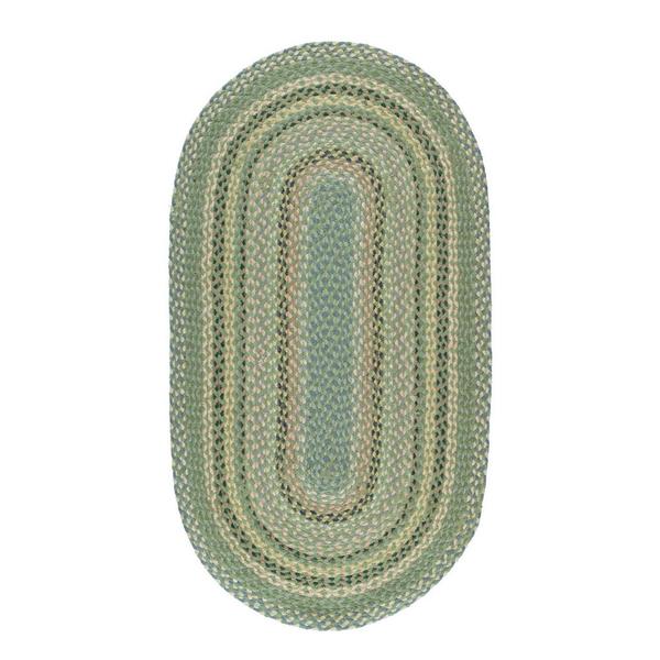 The Braided Rug Company Small Thistle Oval Rug