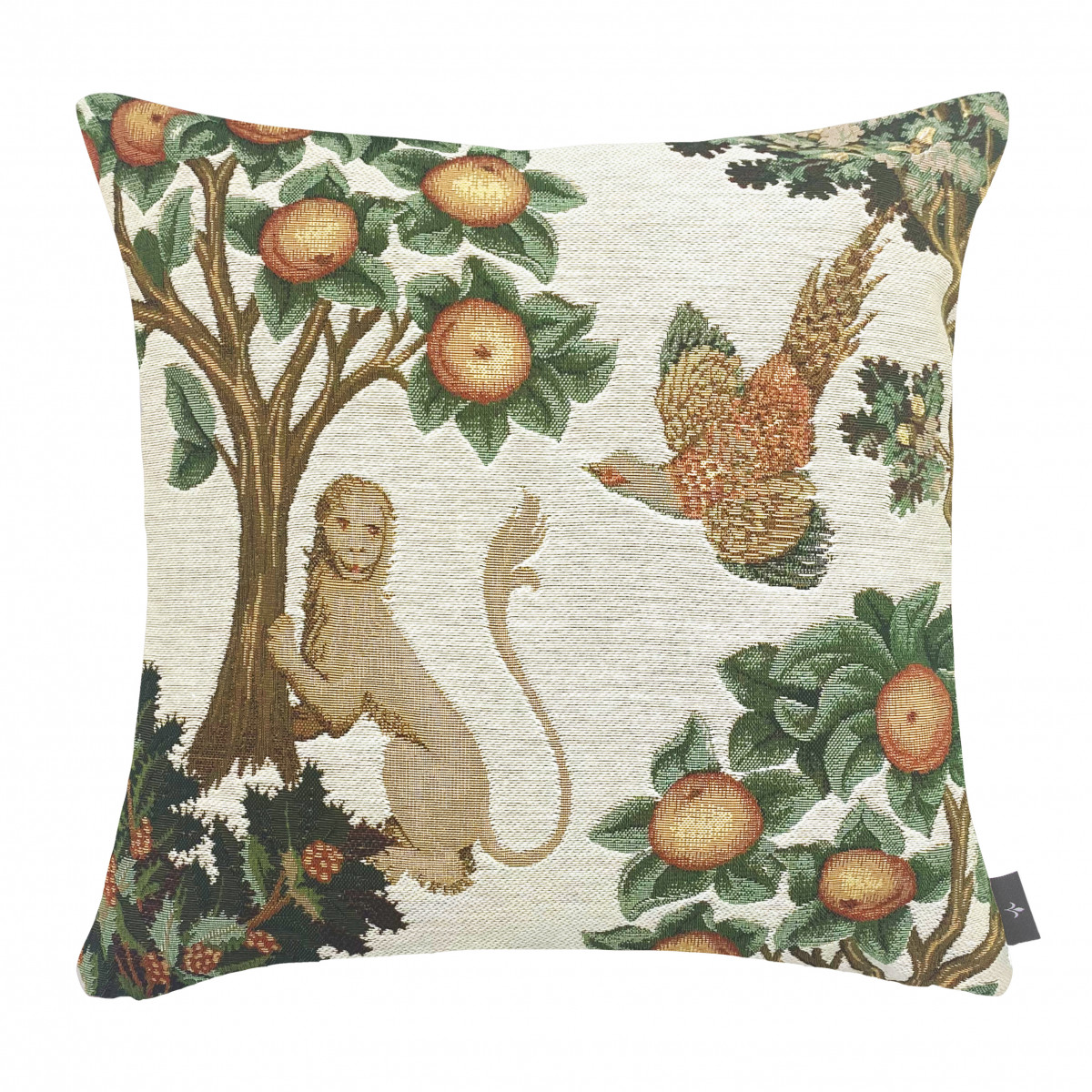 Art De Lys 50 x 50cm White Fantasy Forest Tapestry Cushion Cover