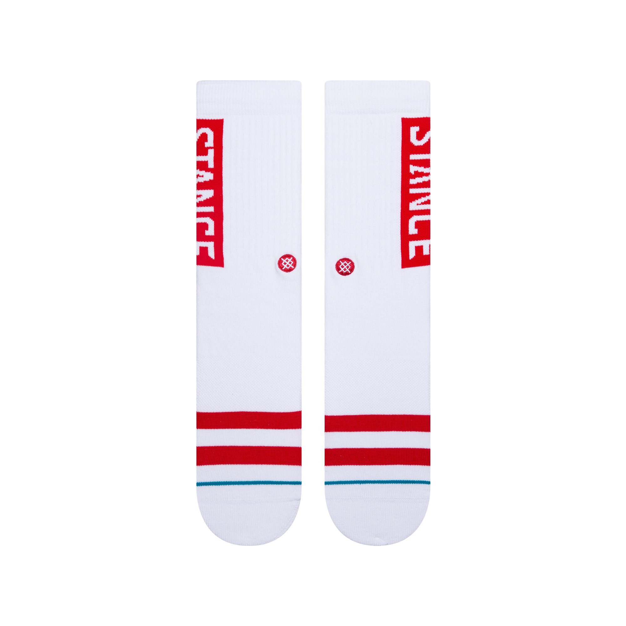 OG Socks - White / Red