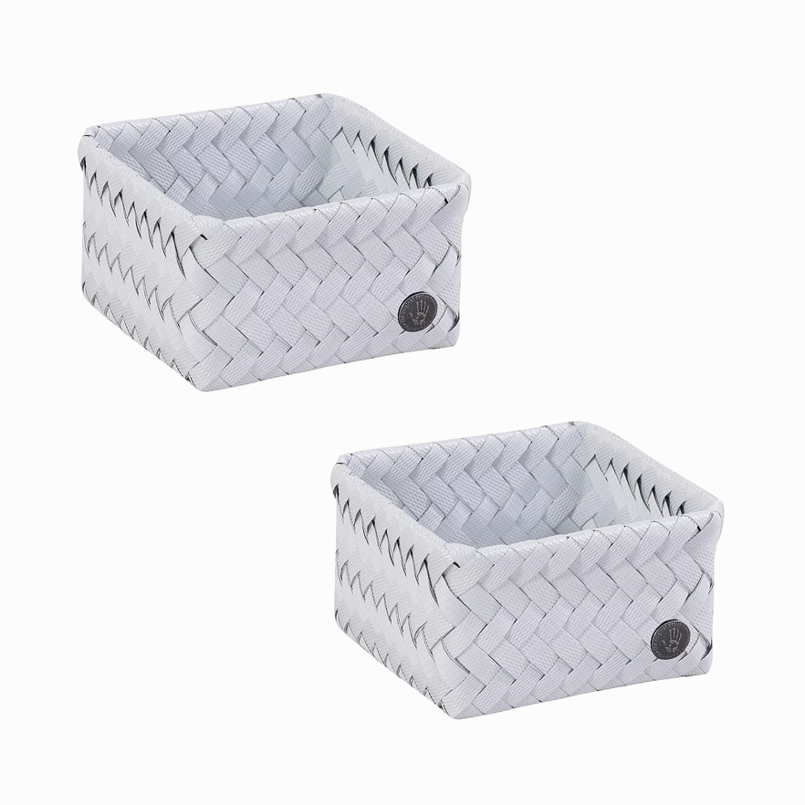 Tiny Fit Set of Two Baskets Eco Friendly - Ice Grey