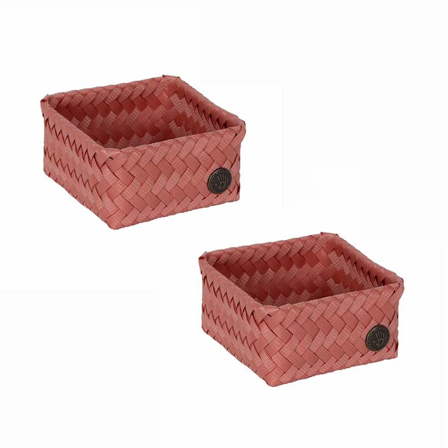 Tiny Fit Set of Two Baskets Eco Friendly - Rust