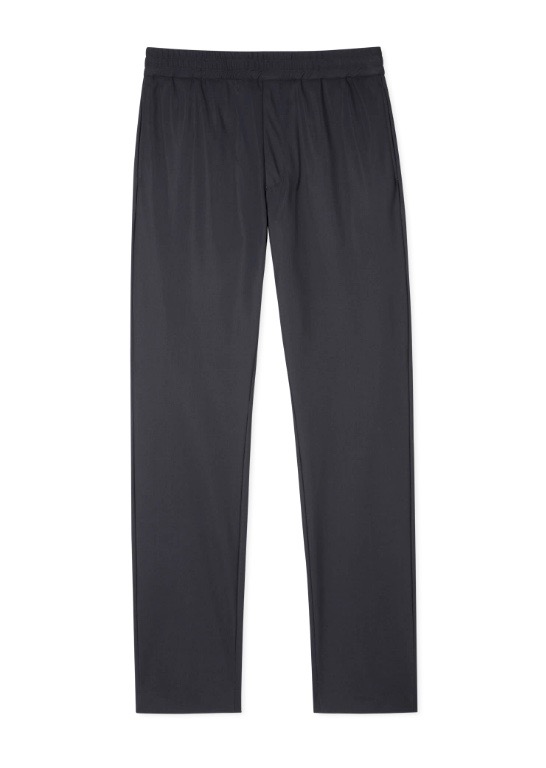 Paul Smith Men's Grey Trousers With Elasticated Waistband
