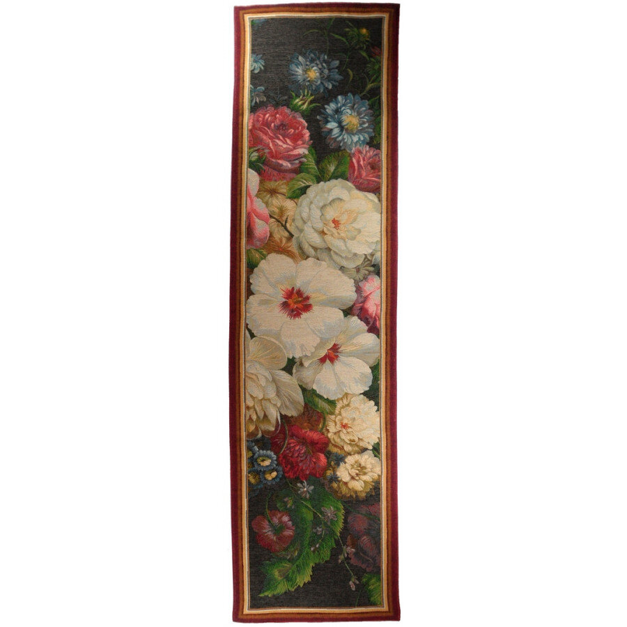 Art De Lys 50 x 180cm Flowers Jacquard Table Runner