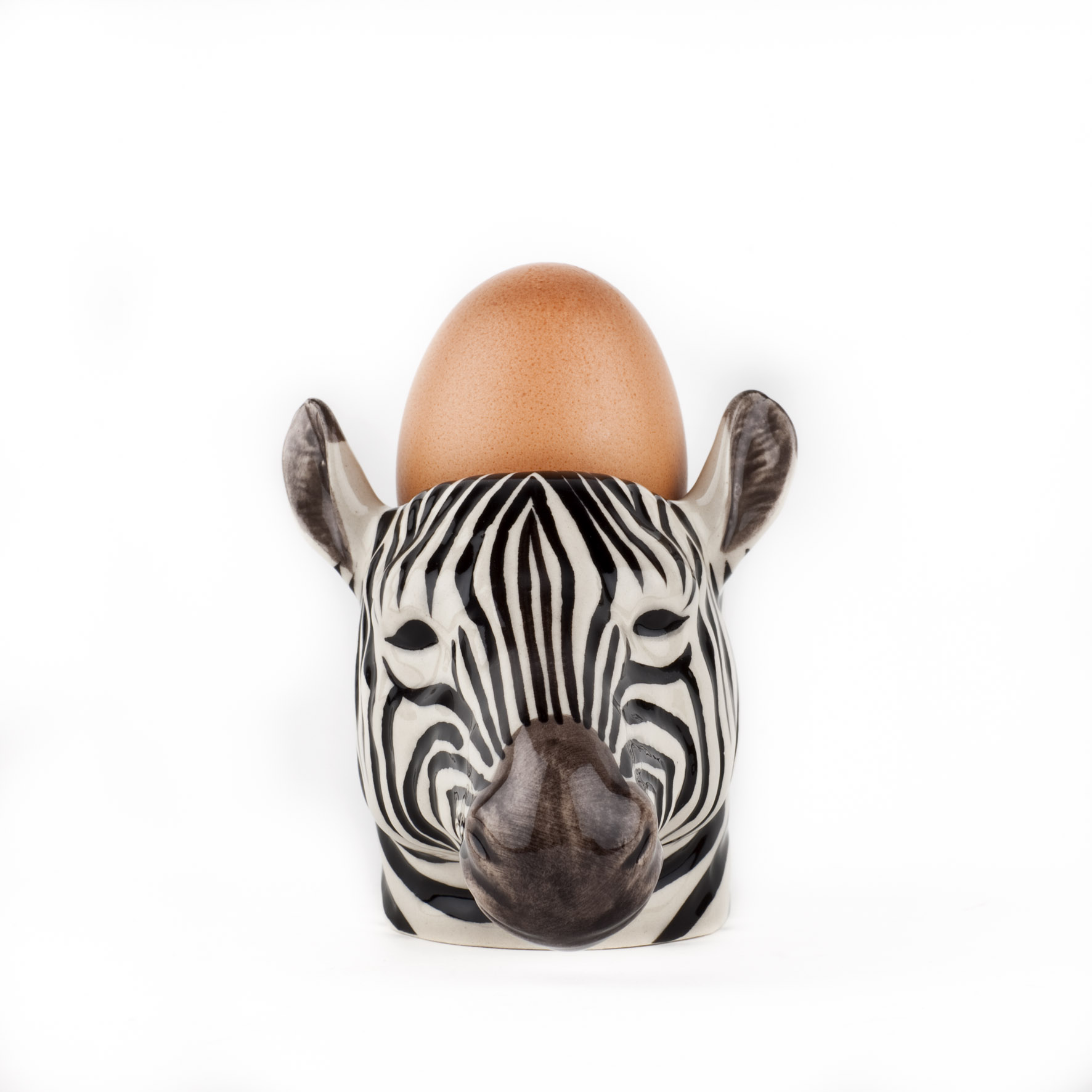 Quail Ceramics Zebra Face Egg Cup