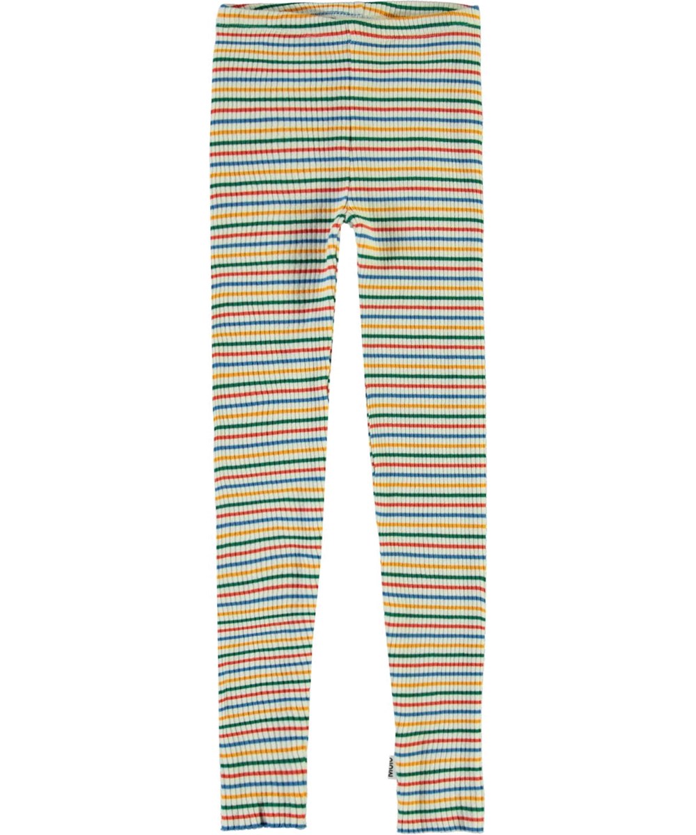 Molo Multioloured Rainbow Stripe Nikita Leggings