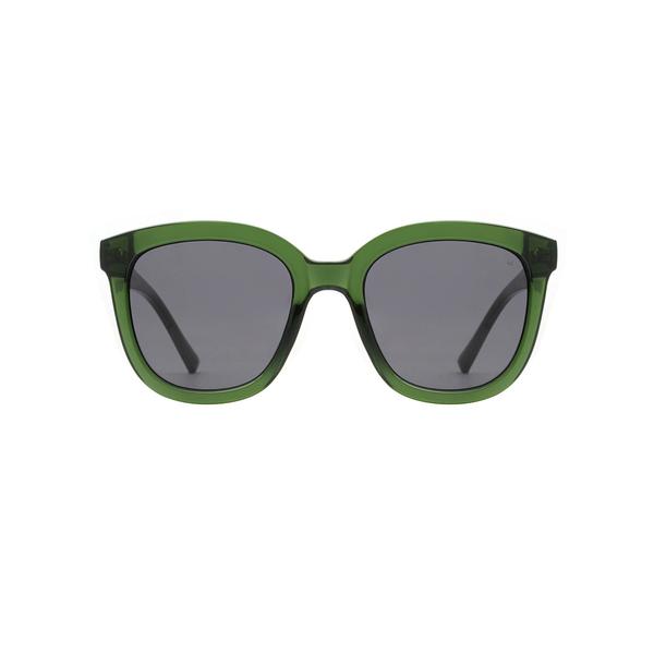 A Kjærbede Billy Dark Green Transparent Sunglasses