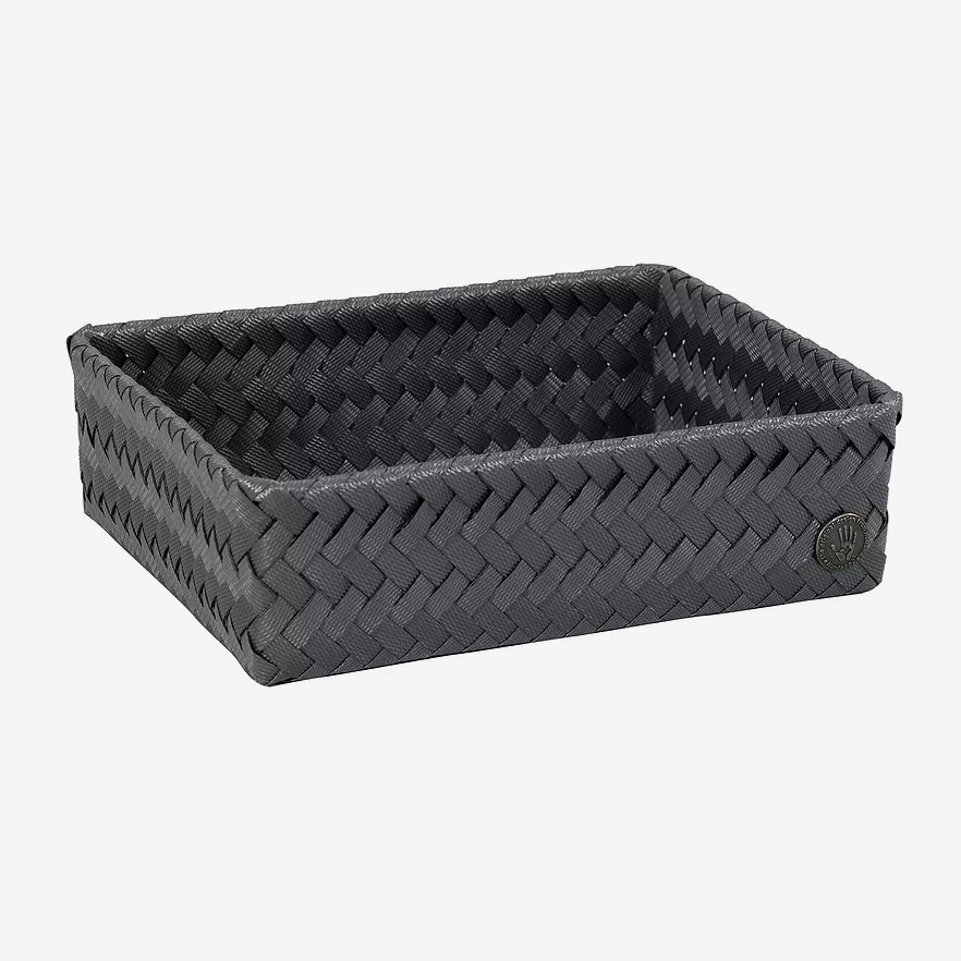 Medium Fit Basket Eco Friendly Recycled Plastic Dark Grey