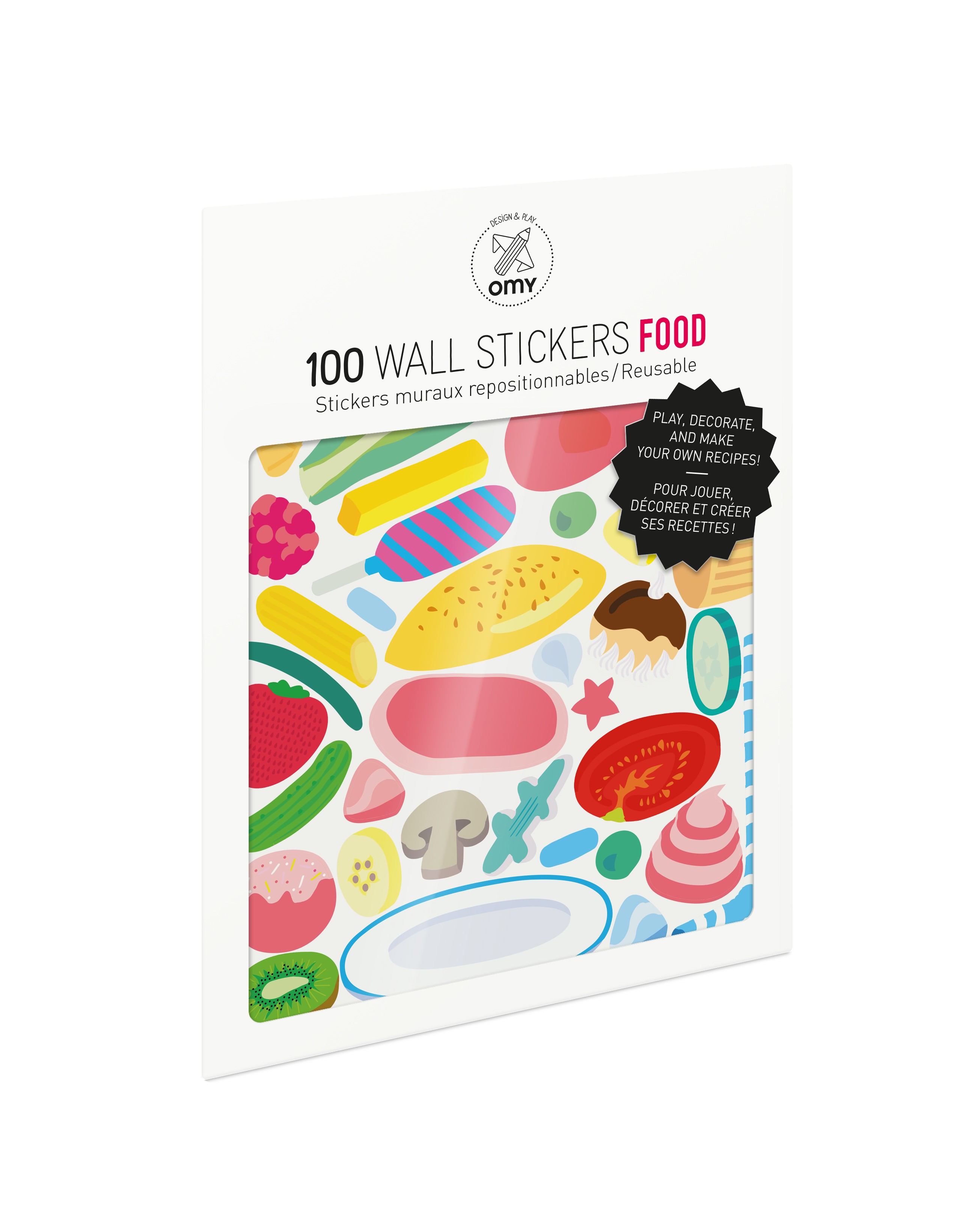 OMY Omy 100 Stickers Food