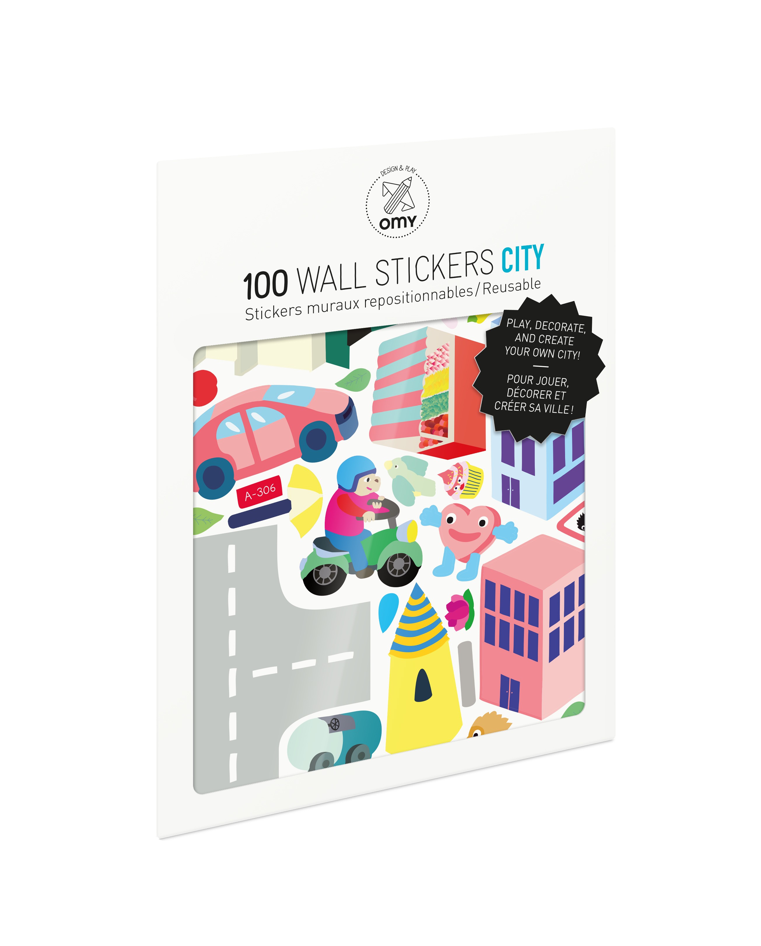 OMY Omy 100 Stickers City