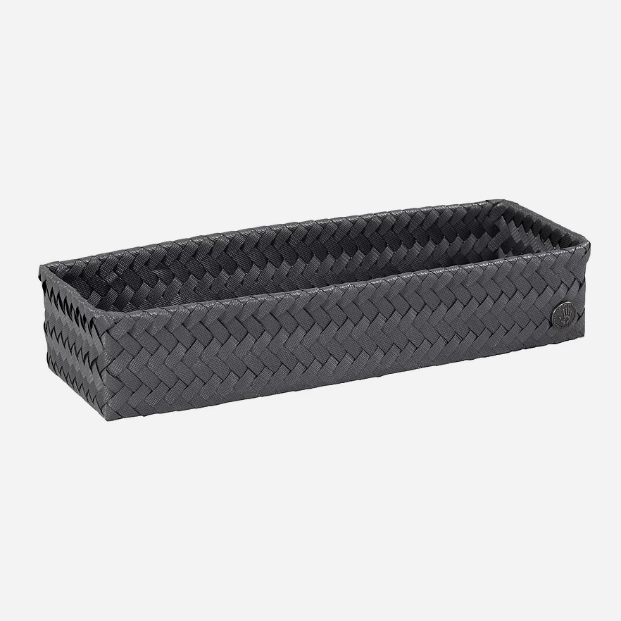 Long Fit Basket Eco Friendly Recycled Plastic Dark Grey