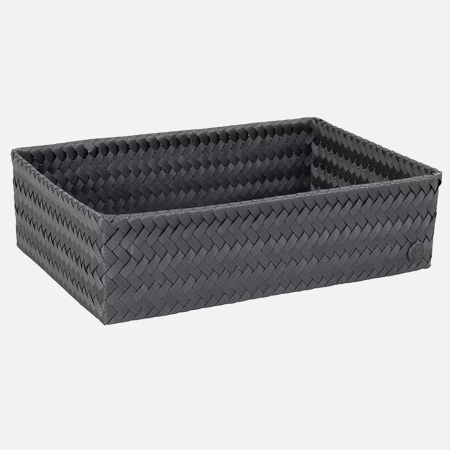 Big Fit Basket Eco Friendly Recycled Plastic Dark Grey