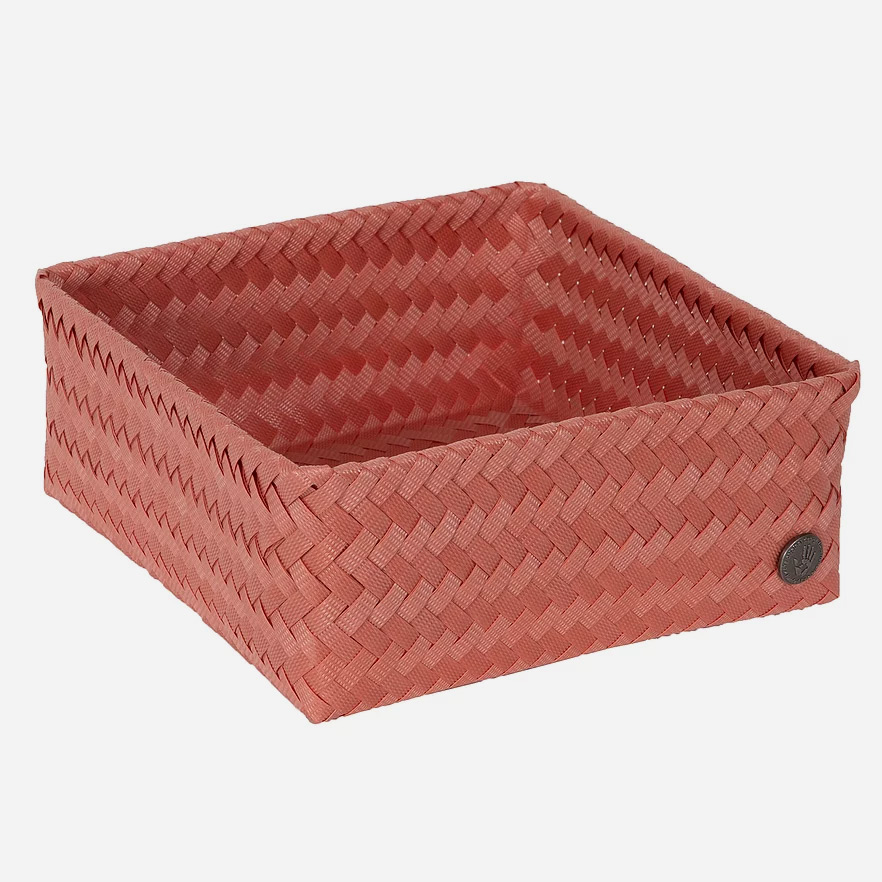 Square 24 Fit Basket Eco Friendly Recycled Plastic Rust