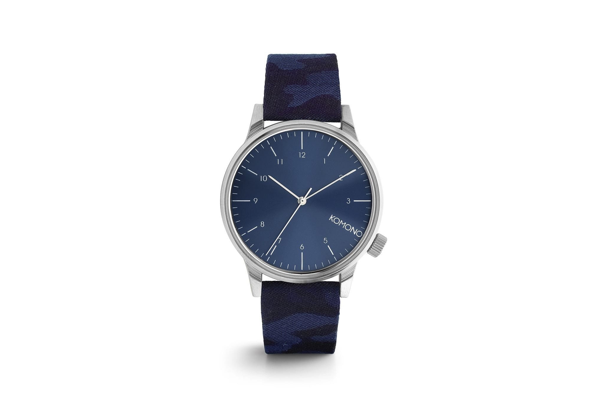 Komono Montre Winston Print Camo Blue