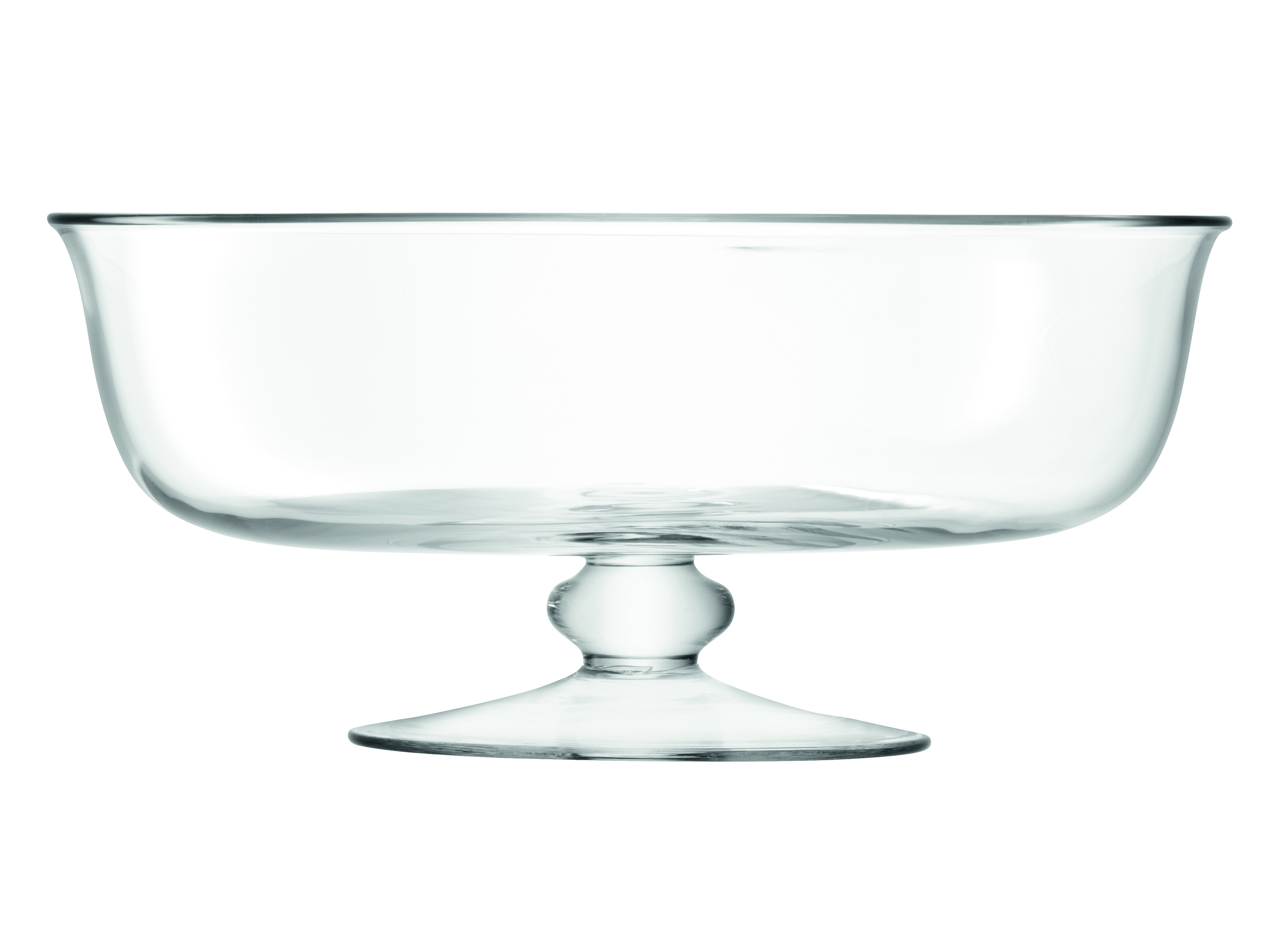 LSA International Serve 31cm Dessert Comport/Trifle Bowl Handmade Glass