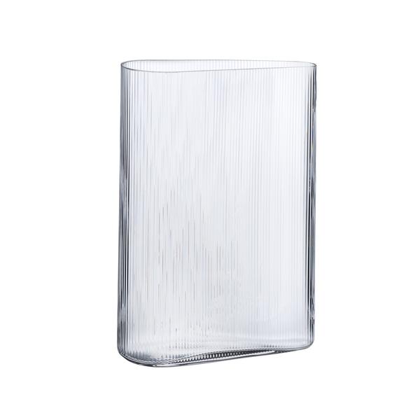 Nude Glass Large Clear Mist Vase 