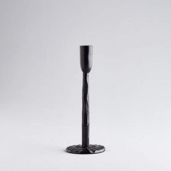 St Eval Candle Company Black Cast Iron Candlestick