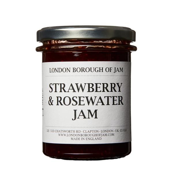 London Borough of Jam Lbj Strawberry Rosewater Jam 220 G