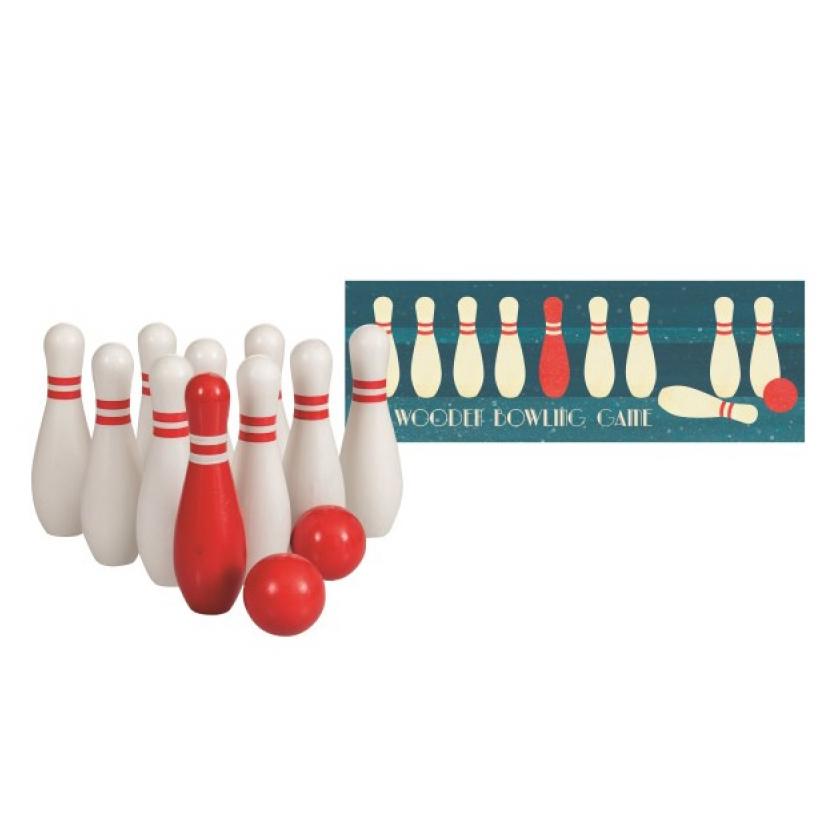Egmont Toys Wooden Bowling Game