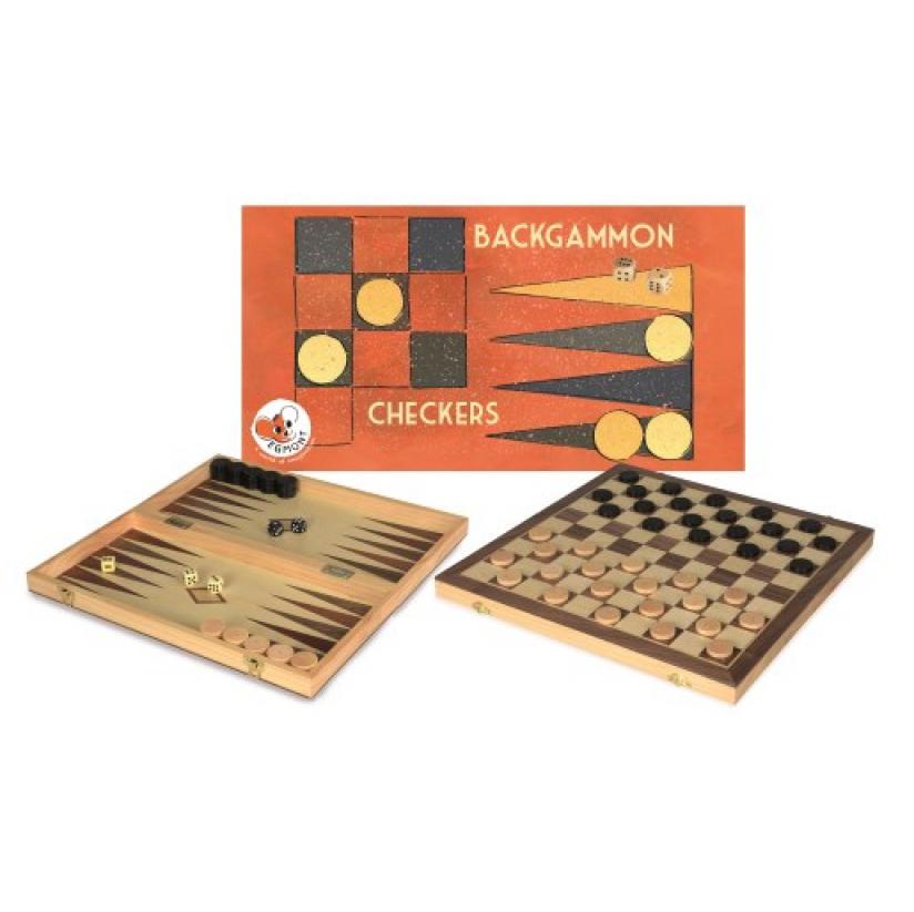Egmont Toys Checkers And Backgammon