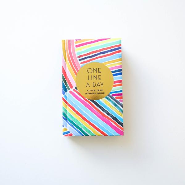 One Line A Day Rainbow Edition Book