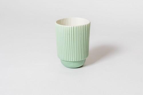 ManufacturedCulture Stripy Mug Green