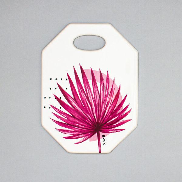 ManufacturedCulture Pink Palms Ceramic Board