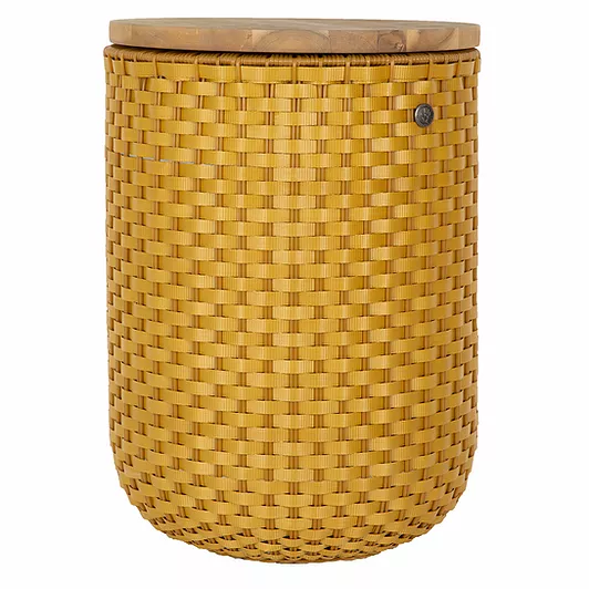 Halo Sit Storage Stool Ochre Yellow