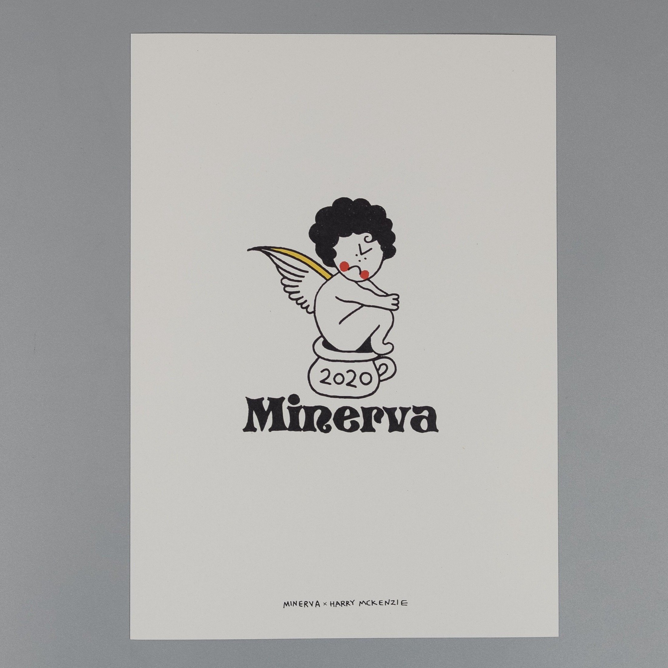 Minerva Cherub Print