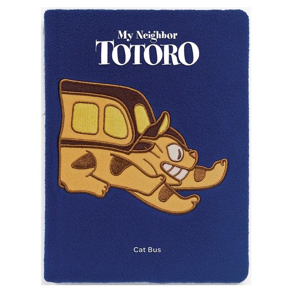 Chronicle Books My Neighbour Totoro Cat Bus Plush Covered Notebook