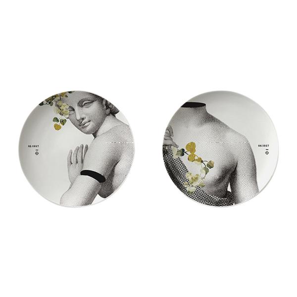 Ibride Spring Set Of 2 Porcelain Parnasse Collector Plates