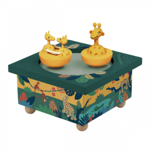 trousselier-green-dancing-savane-music-box