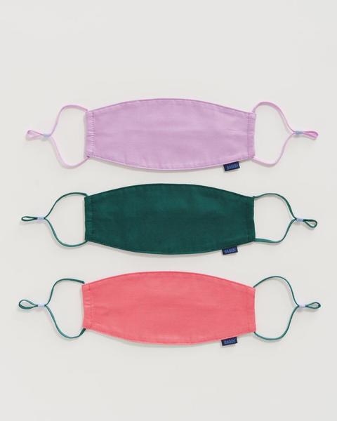 Baggu Fabric Mask Set Of 3 Watermelon