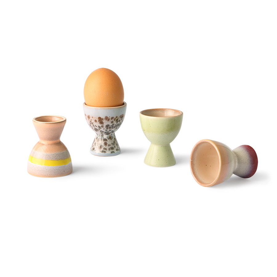 70s Ceramics Eggcup Set of 4