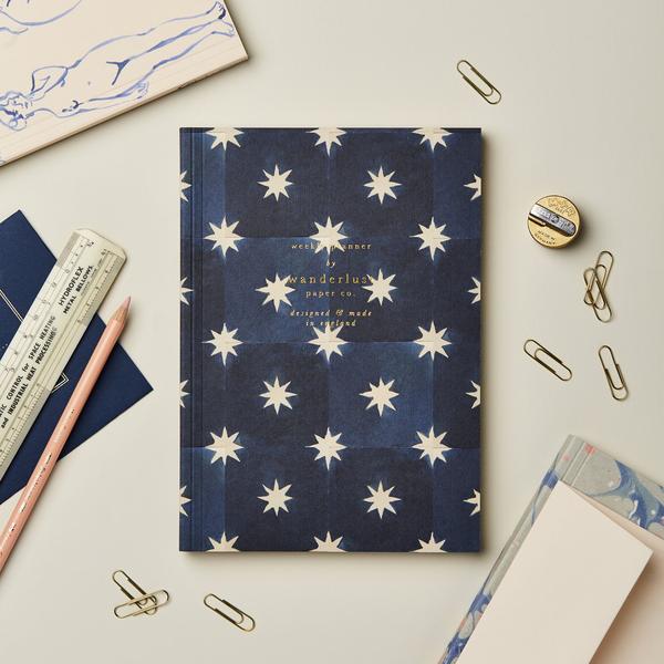 Navy Star Weekly Planner