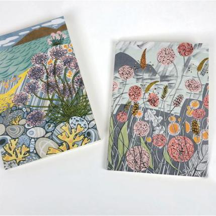 Pebble Shore Lichen Thrift Pocket Notebooks