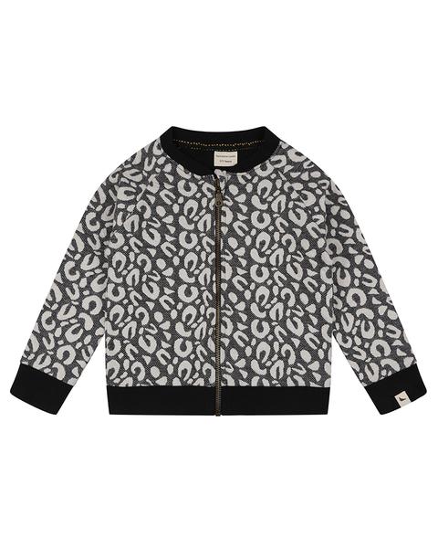 Animal Jacquard Bomber