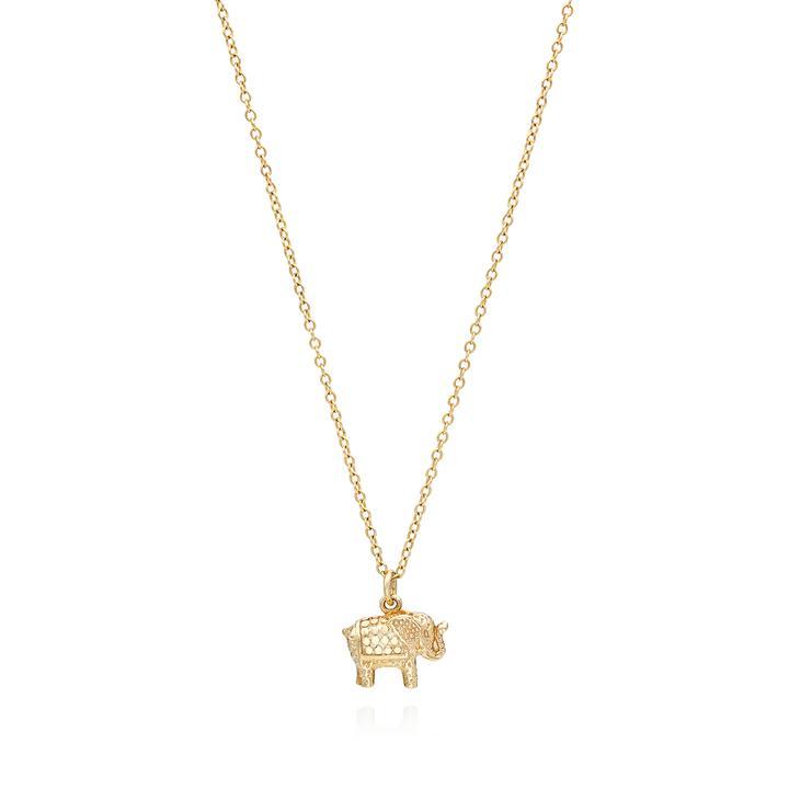 Anna Beck Small Elephant Charm Necklace