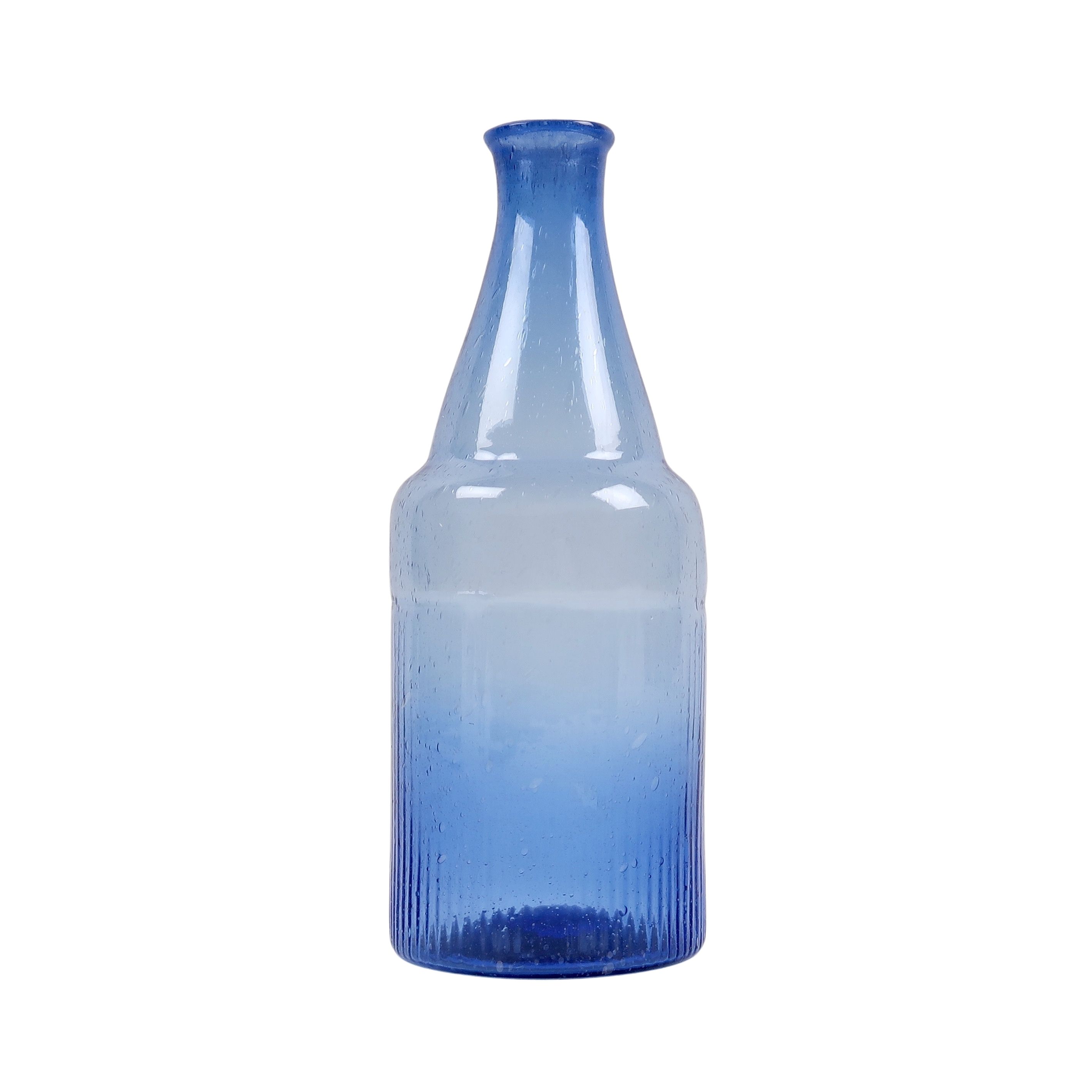 Terrace and Garden Bottle Vase Cobalt Blue