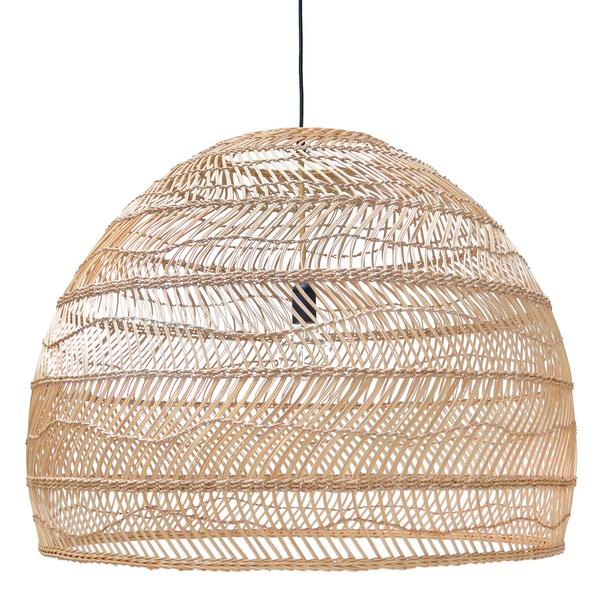HK Living Extra Large Hand Woven Natural Wicker Pendant