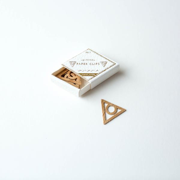 Japanese Bamboo Paperclip Triangle