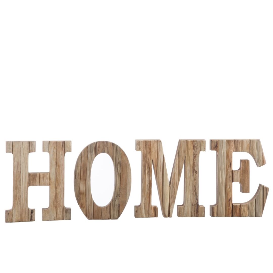 Jolipa Natural Wood Letters "Home "