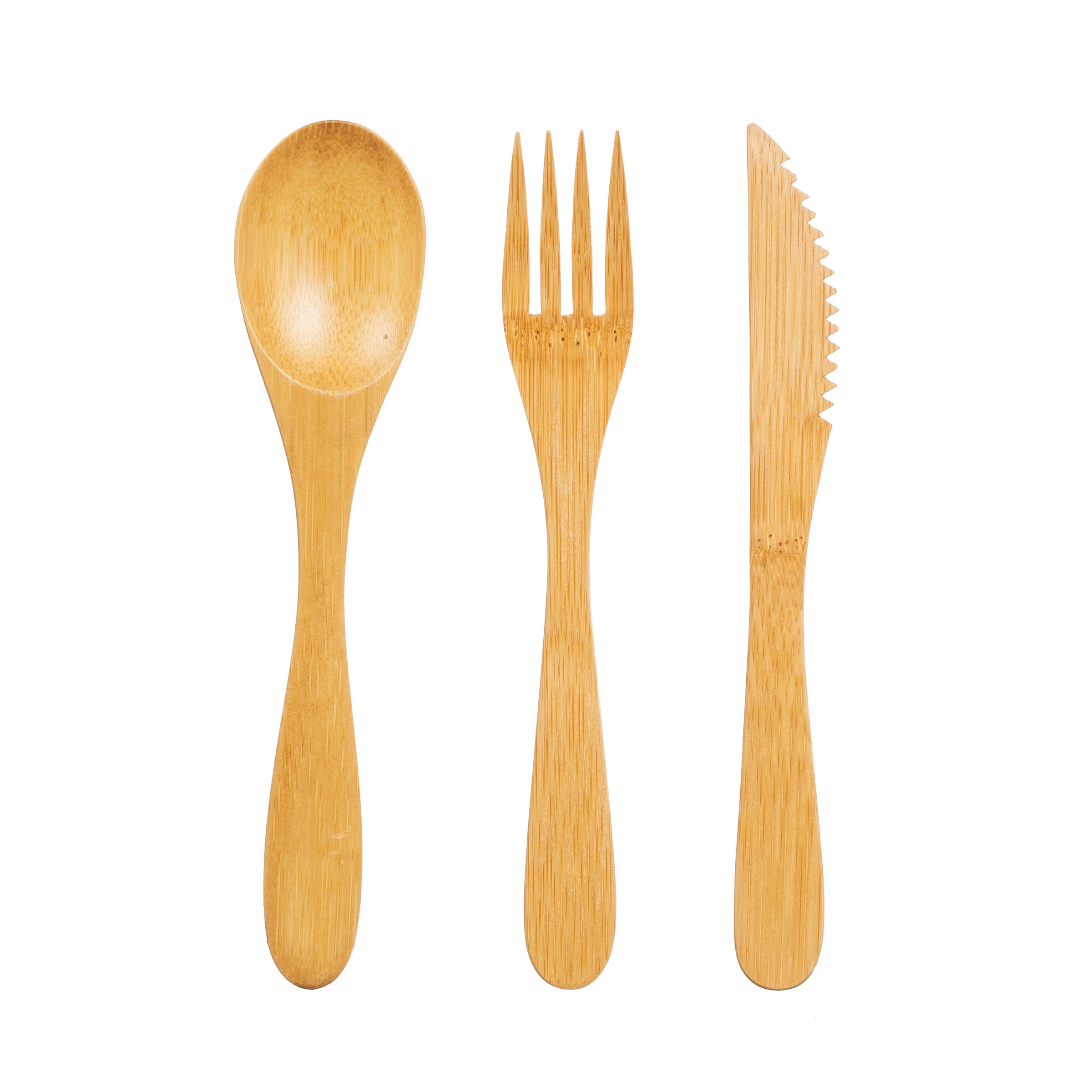 Hyde And Seek Bamboo Cutlery Set of 3
