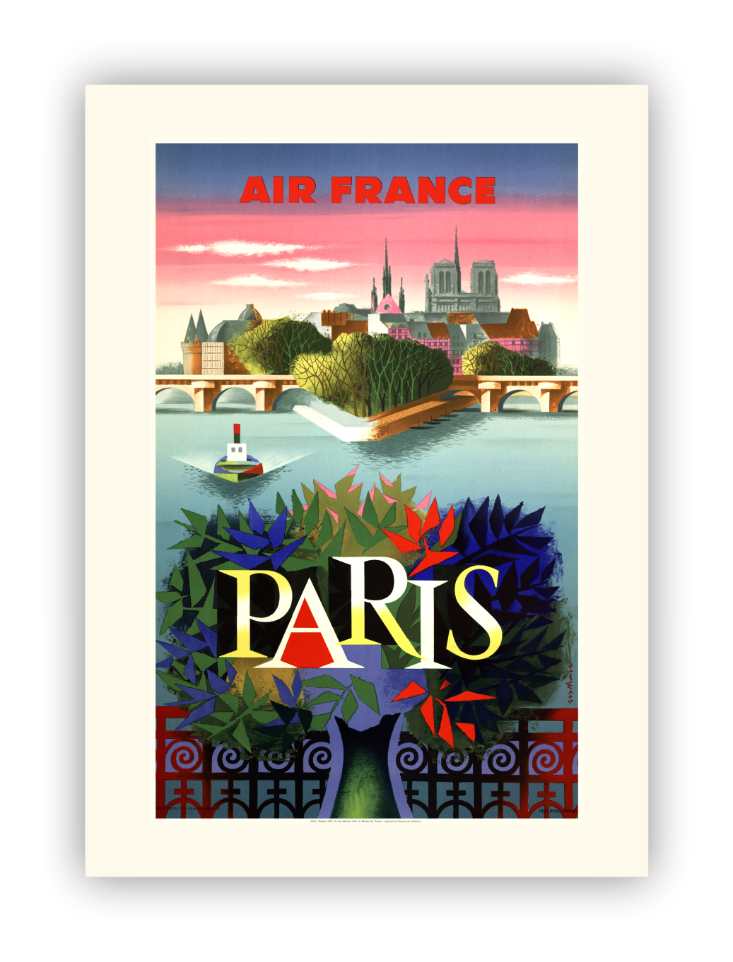 AIR France Paris Poster