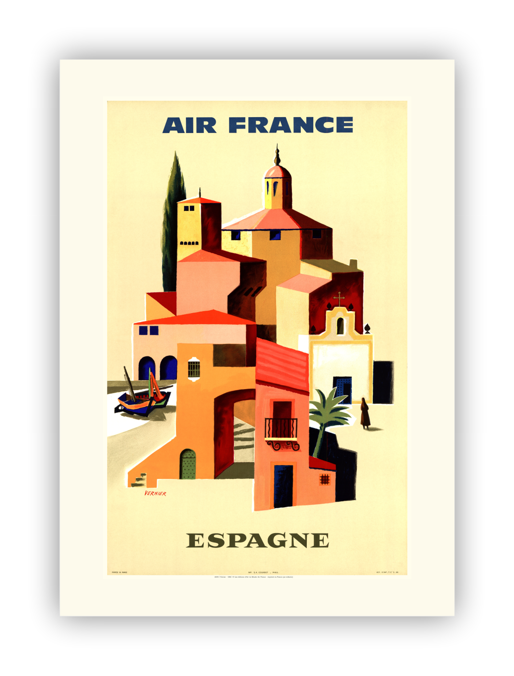 AIR France Air France / Espagne A094 Poster 30x40