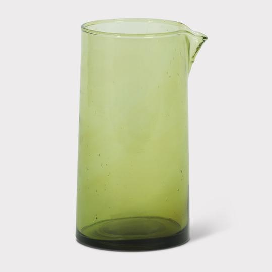 Urban Nature Culture Green Glass Carafe
