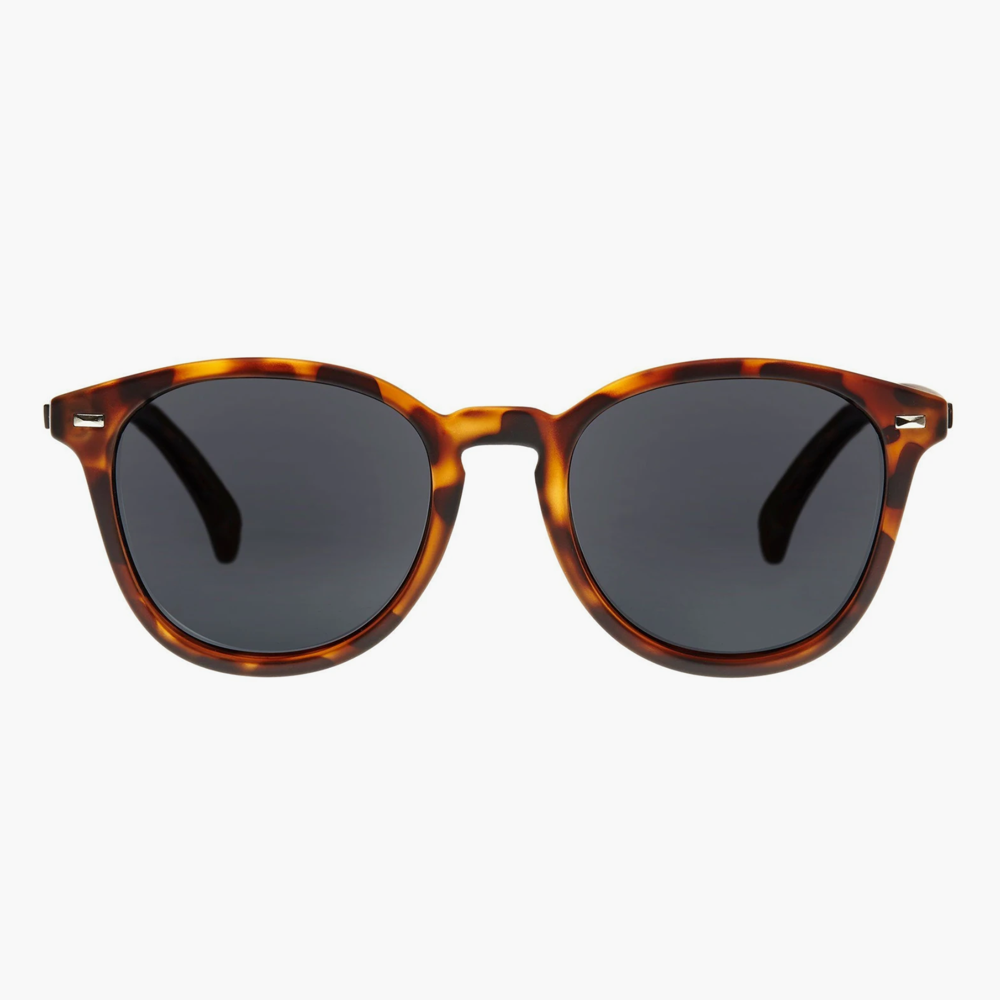 Le Specs Bandwagon Round Sunglasses - Matte Tort Polarized