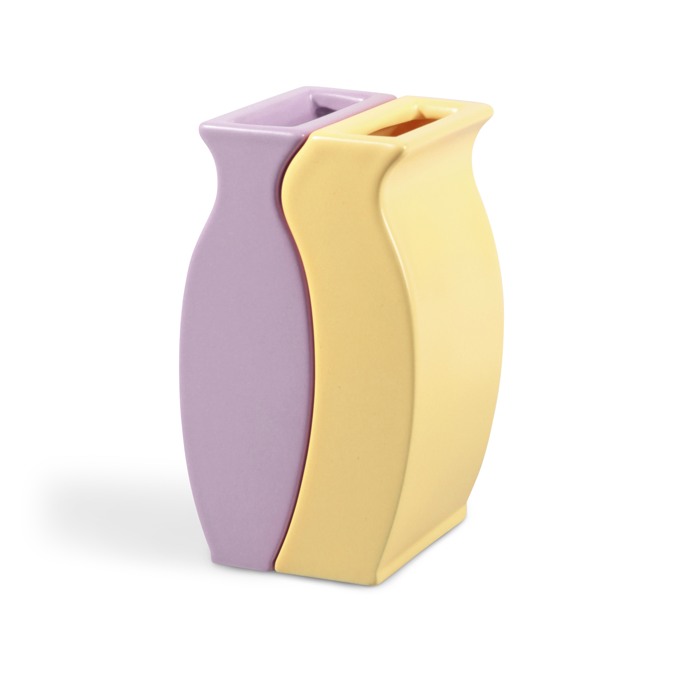 Yellow Lilac Fuse Vase Set